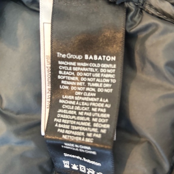 Aritzia Babaton The Foundation Gray Goose Down Puffer Jacket Small - Picture 9 of 10